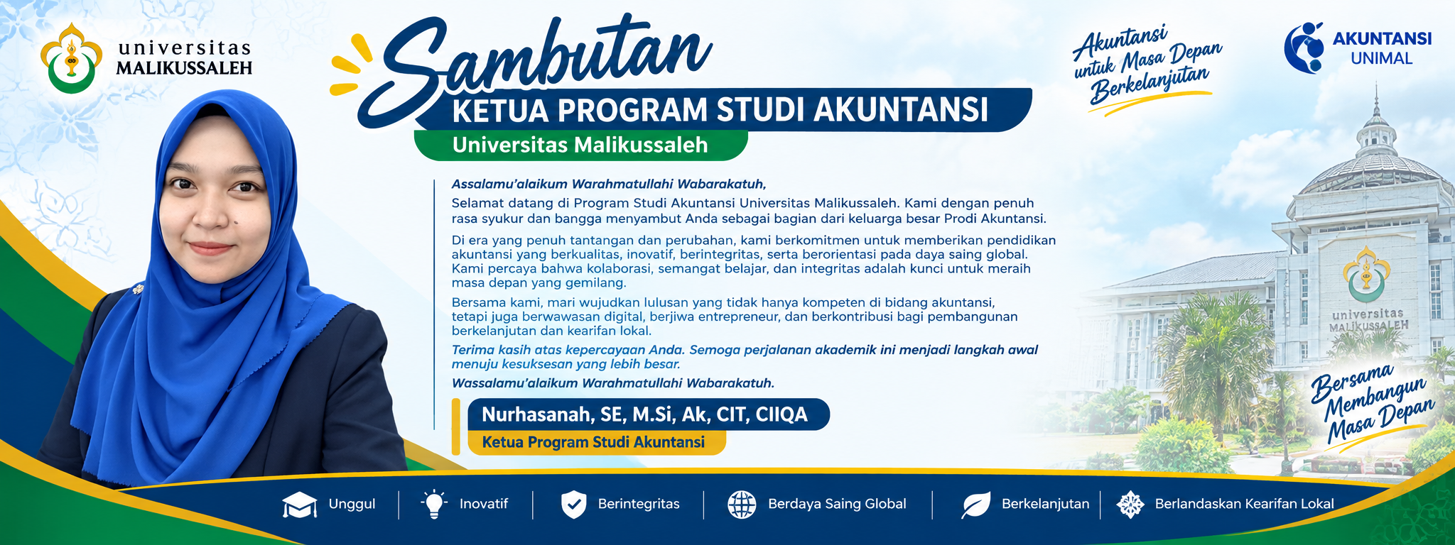 Foto dan Sambutan Ka.Prodi Akuntansi